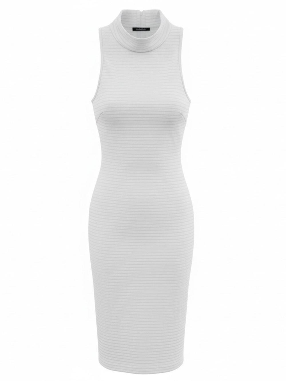 Bec & Bridge white striped Bodycon midi dress, size 4